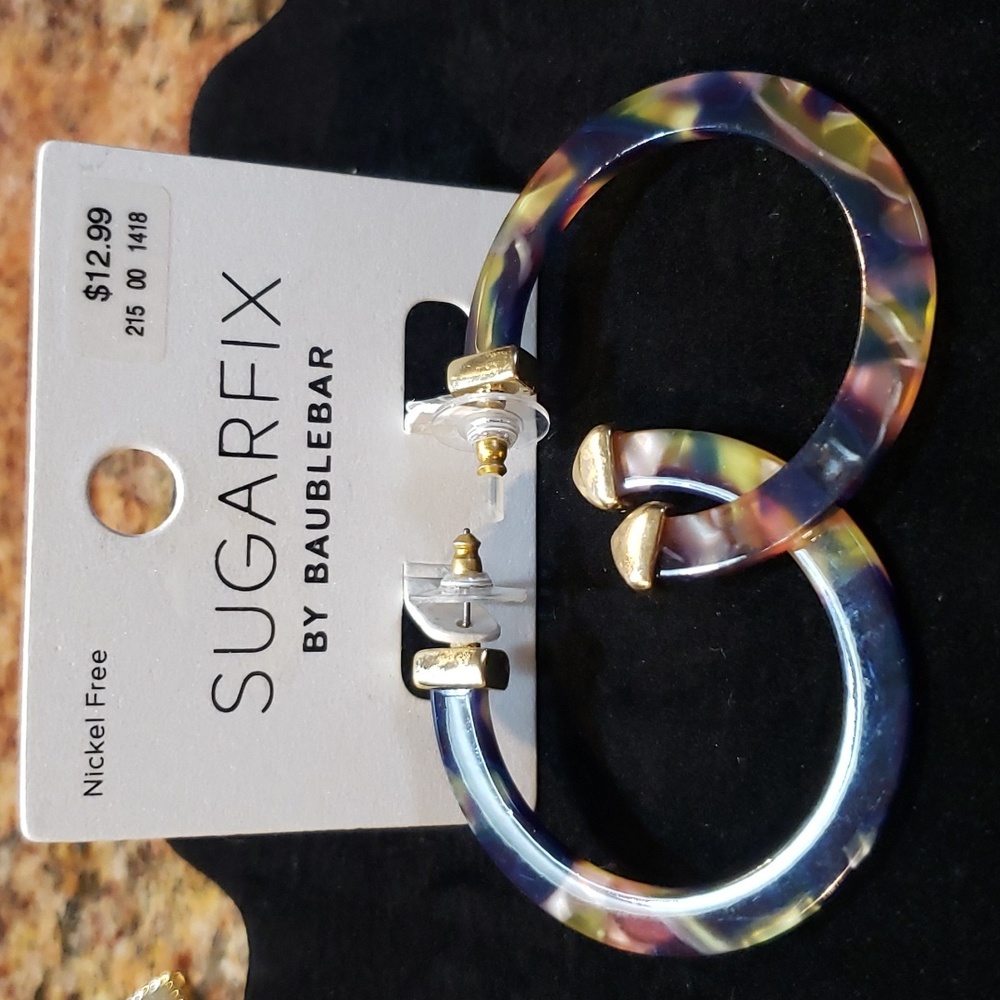 Women's resin earrings, Sugarfix by Baublebar